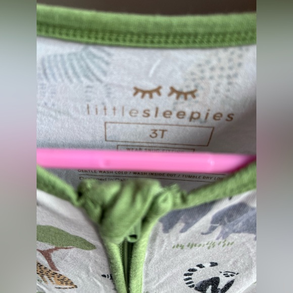 Little Sleepies Safari Friends Zippy Pajamas Size 3T GUC - Picture 2 of 10
